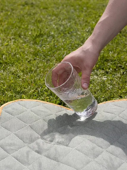 Плед для пикника и отдыха на пляже smart picnic, шалфей