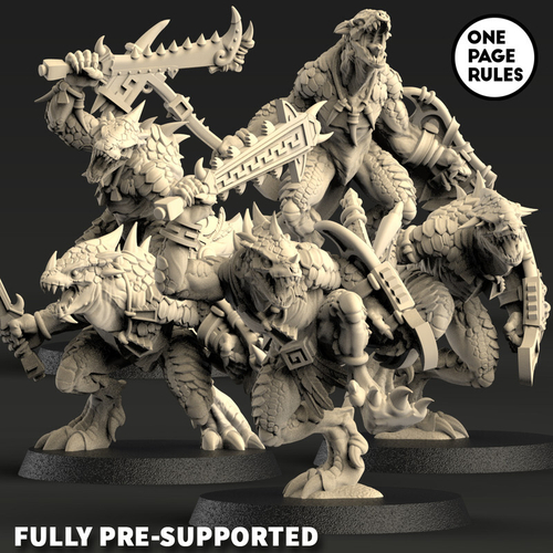 Grand Alliance Order Seraphon Saurus Guard 1 шт. миниатюра для dnd, днд, pathfinder, фентези, Настольная игра, НРИ, Варгейм, РПГ