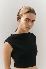 Короткий топ с открытой спиной - H&M