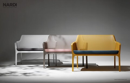 Подушка для дивана, Net Bench, серый камень