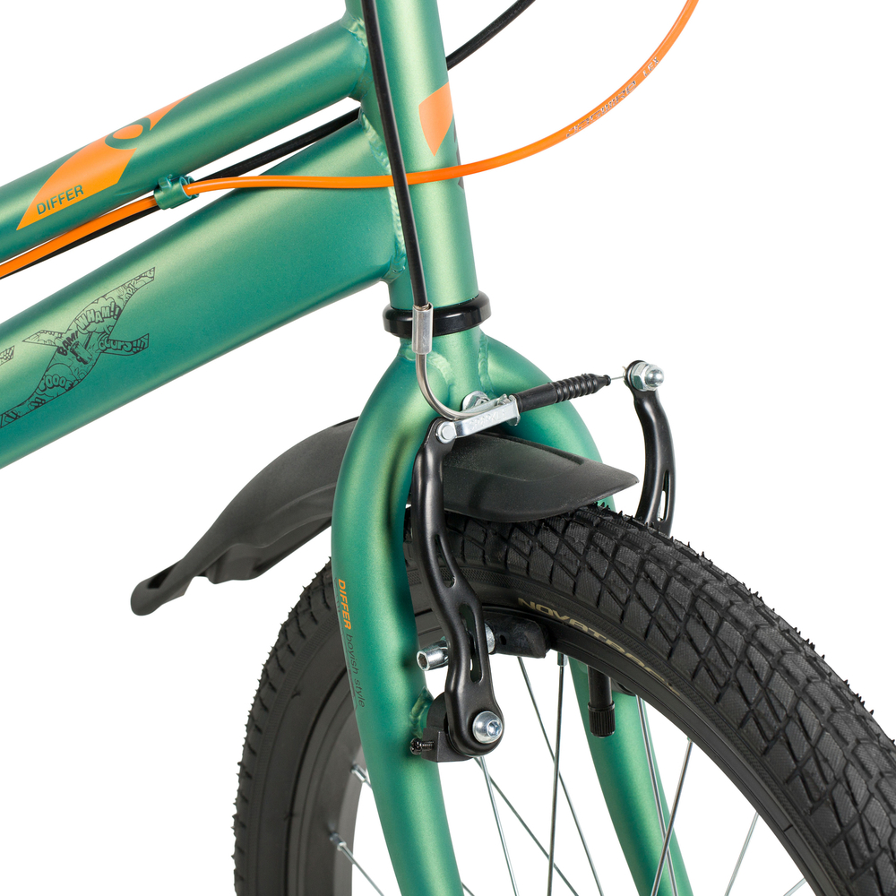 Велосипед 20" FOXX DIFFER 6ск. V-Brake, зелёный
