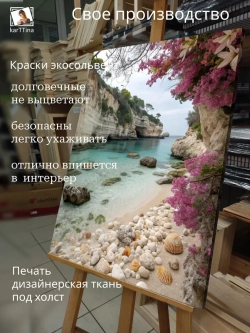 Картина Розовый оазис 30х40см модульная 1шт.