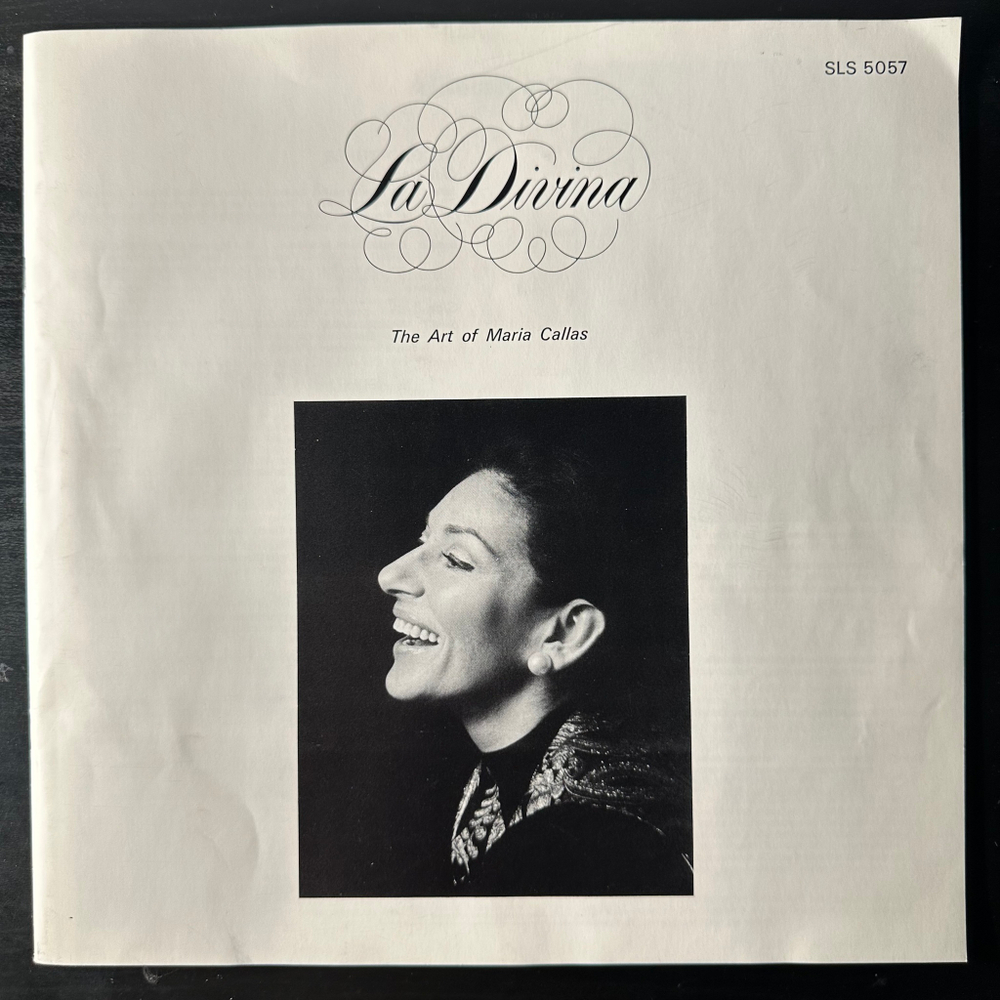 Maria Callas ‎– La Divina, The Art Of Maria Callas 4LP (Англия 1976г.)