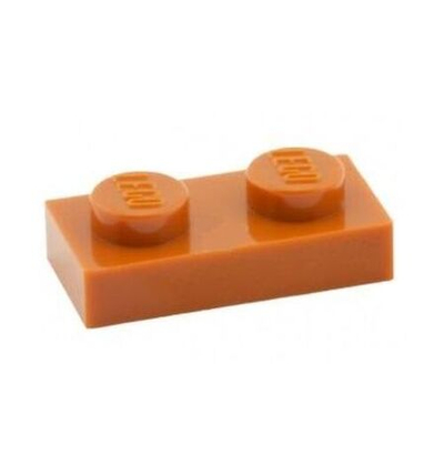 Lego Плитка 1х2 (темно-оранжевый) 4570877
