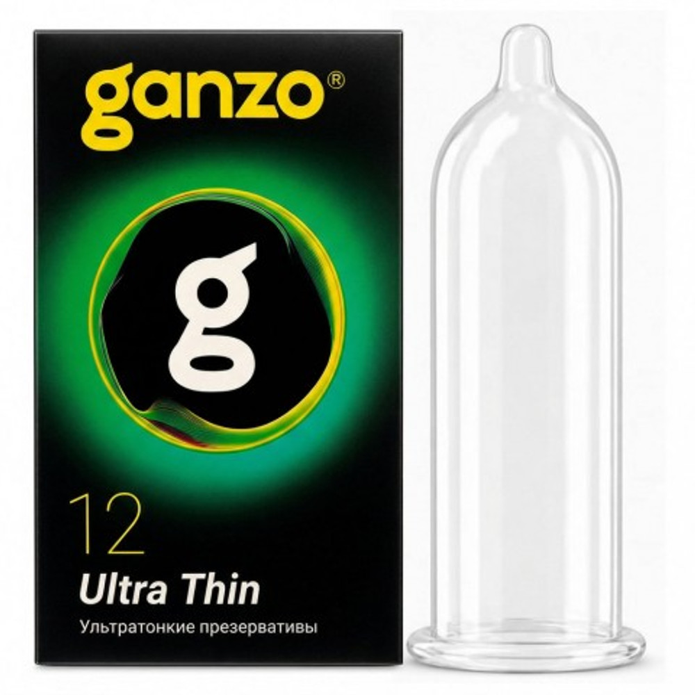 Презервативы ультратонкие Ganzo Ultra Thin 12 шт.