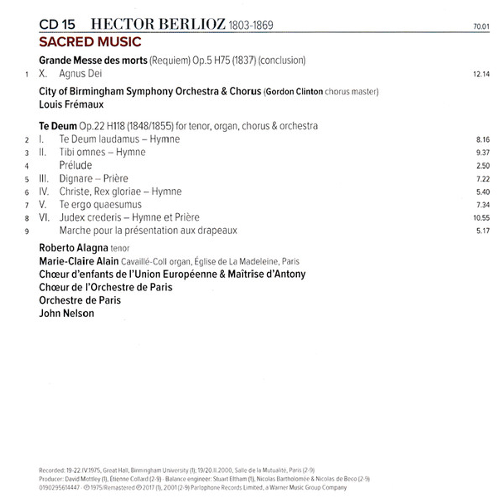 Hector Berlioz / The Complete Works (27CD)
