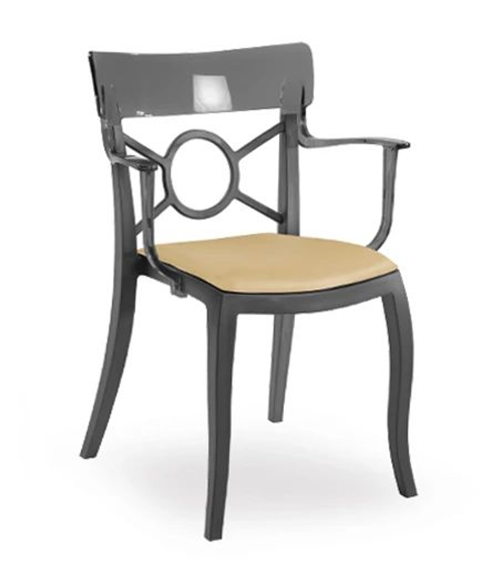 Кресло пластиковое с обивкой Papatya Opera-K Soft