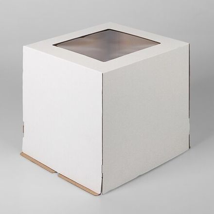 Коробка для торта с окном 30*30*30 см