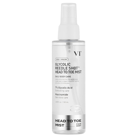 VT Cosmetics Glycolic Reedle Shot Head To Toe Mist 120ml