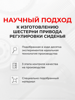 Ремкомплект привода сиденья INFINITI FX35 (I) [Кузов: S50] 2002-2008 (S-1)