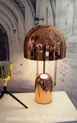 Tom Dixon Bell Chrome Table Lamp - Gold 1