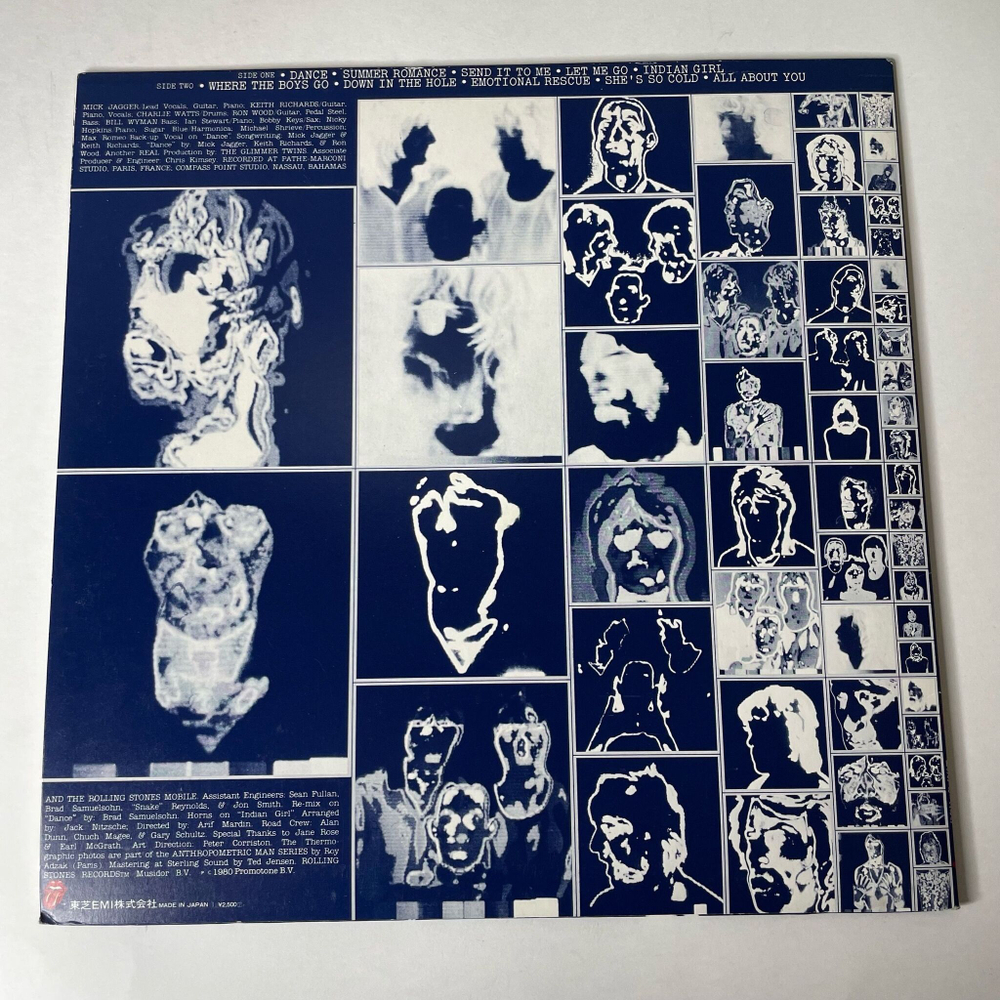 Винтажная виниловая пластинка LP The Rolling Stones Emotional Rescue (Japan 1980) (No Obi) (Poster)