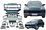 Передний бампер в стиле 9Y0.1 Turbo 2018–2023 для PORSCHE CAYENNE E1 9PA 957 2007–2010