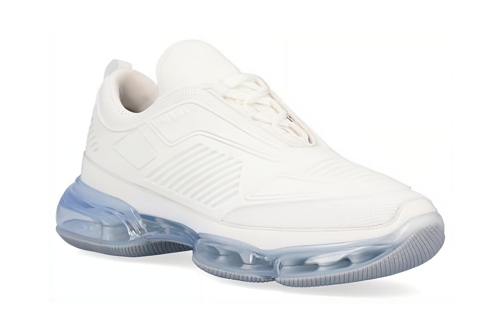 PRADA Low top Sports Casual Shoes Men"s White