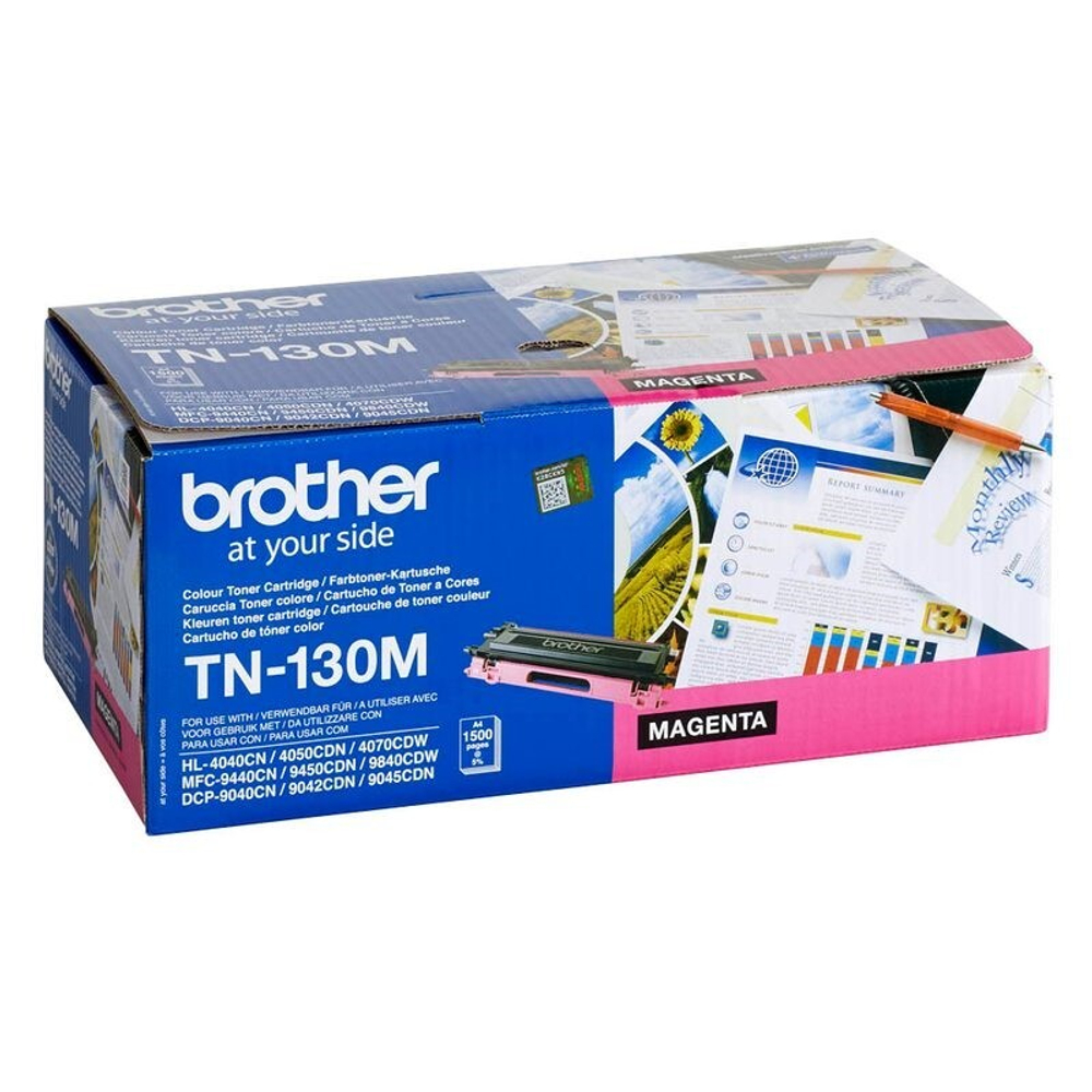 Тонер-картридж Brother TN-130M для HL-4040CN/4050CDN/DCP-9040CN/MFC-9440CN пурпурный (1.5K)