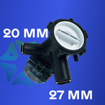 Помпа для стиральной машины 30w с улиткой RP25-3FB Bosch 0014237