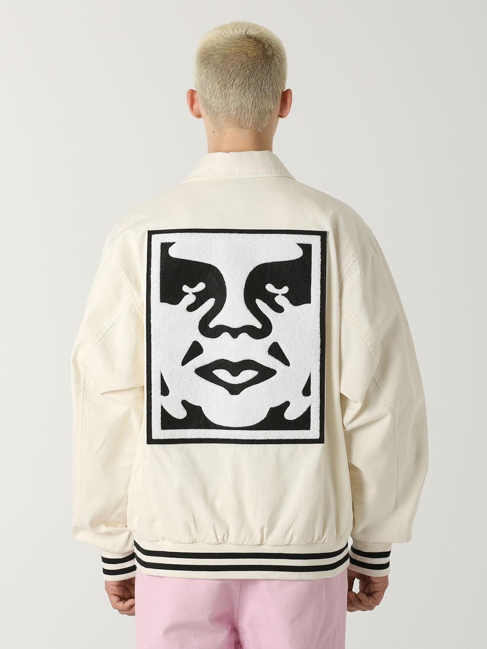 Мужской Бомбер Obey Icon Face Varsity