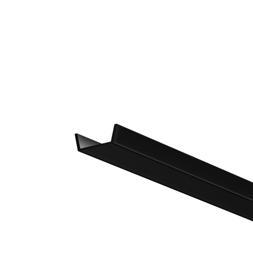Рассеиватель для профиля Maytoni 16×12 (Чёрный, 2 м), ALM-005-B-DF-2M 642024