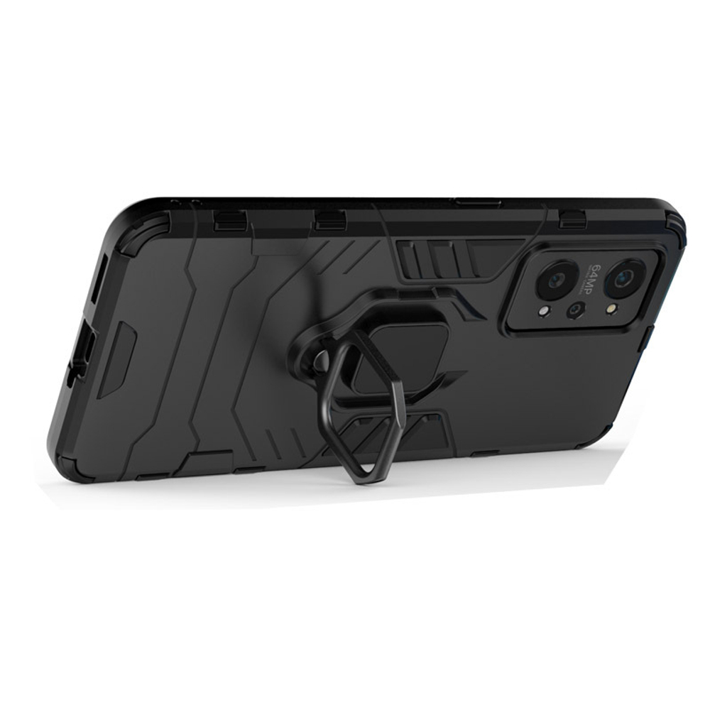 Противоударный чехол с кольцом Panther Case для Realme GT NEO2 5G