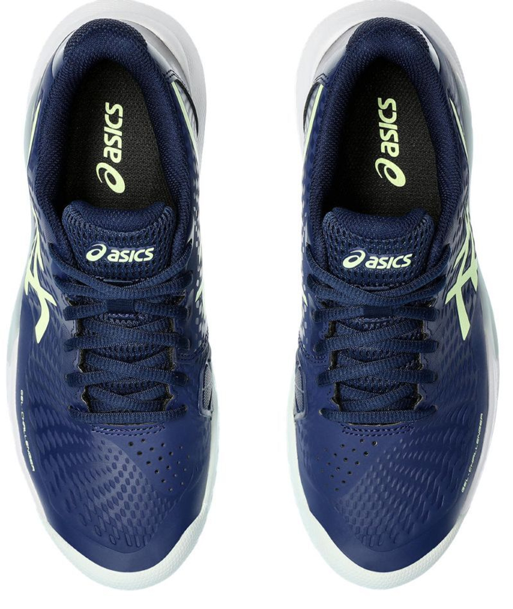 Женские Кроссовки теннисные Asics Gel-Challenger 14 - blue expanse/illuminate yellow