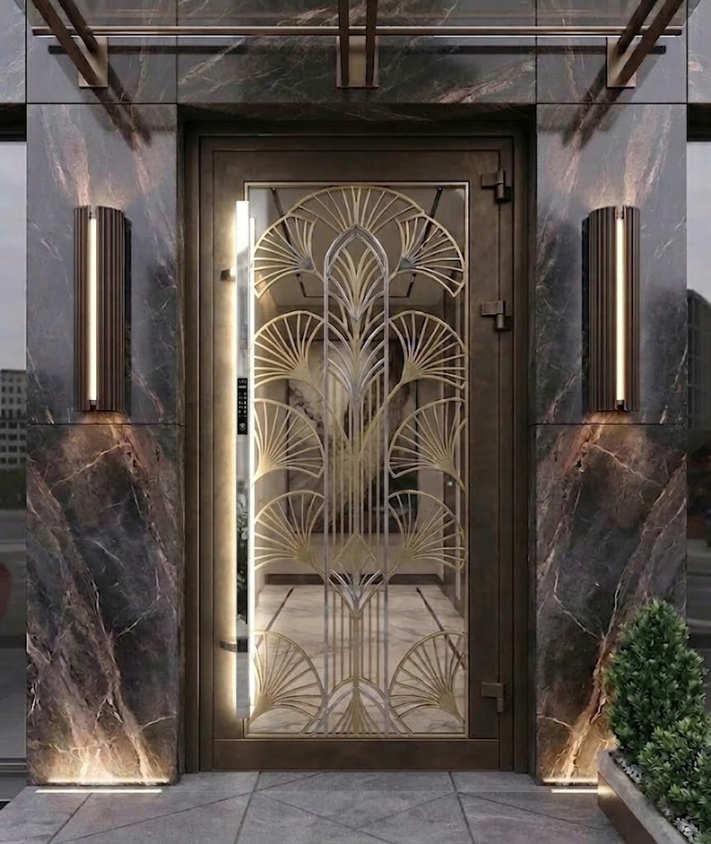 Арт. 40x20 INOX PREMIUM DIRCODE BIO 2.0 — система доступа для алюминиевых дверей под ключ