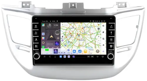 Магнитола для Hyundai Tucson 2016-2018 - Kuberg OL-9705 (кнопки и крутилки) Android 13, Быстрая, CarPlay, 4G SIM-слот