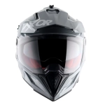 Шлем AXOR X-CROSS DUAL VISOR SC, с визором, цвет светло-серый (XL)