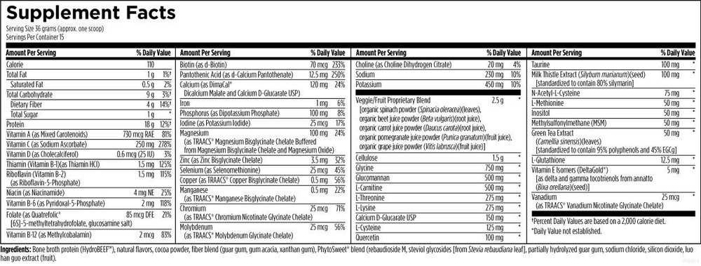 PaleoCleanse Plus™ Chocolate, 525 G (1.2 LBS)