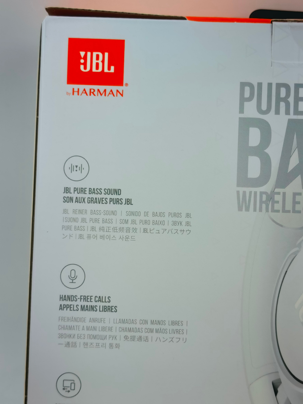 Bluetooth-наушники Tune 520 BT, белые (из Финляндии)