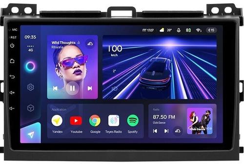 Магнитола для Toyota Land Cruiser Prado 120, Lexus GX470 (экран климата внизу) - Teyes CC3L на Android 10, CarPlay, 4G SIM-слот