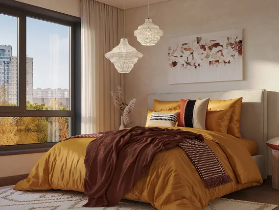 Панно декоративное fleur, 70х120 см, бежевое