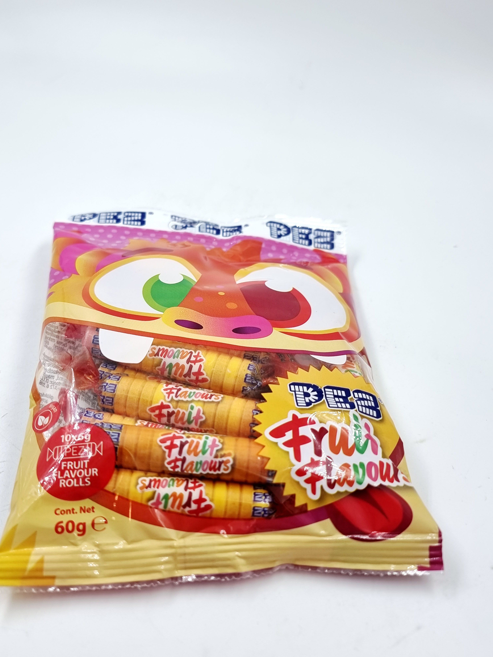 Конфеты Pez Fizzy Rolls с фруктовым вкусом 120 г (Австрия)