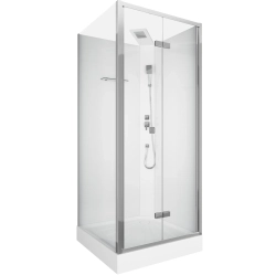 Душевая кабина Ceruttispa (ЧеруттиСпа) BELLA90T, с низким поддоном, 90x90x225