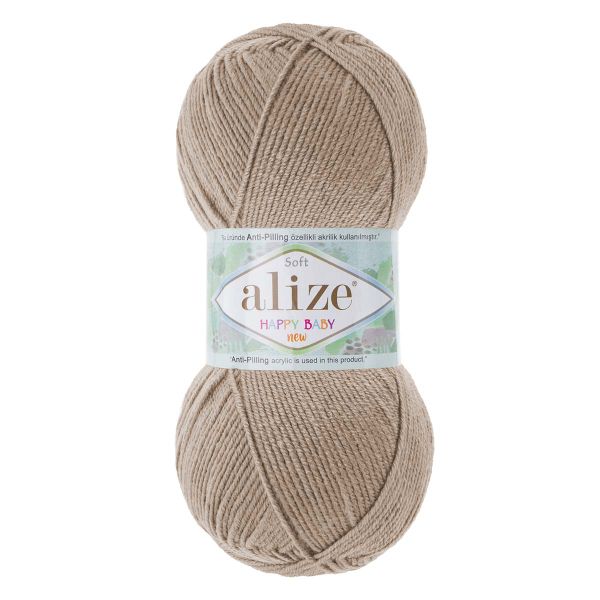 Пряжа Alize (Ализе) Happy Baby New / уп.5 мот. по 100 г, 320м, 256 бежевый
