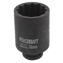 Головка ударная глубокая 36мм 12гр.,1/2'' FORCEKRAFT FK-4488536