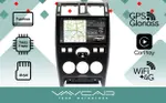 Магнитола для Lada Priora 2007-2013 (рамка черная) - Vaycar VA33-3112-2K на Android 13, Быстрая, 2K QLED, CarPlay, 4G SIM-слот