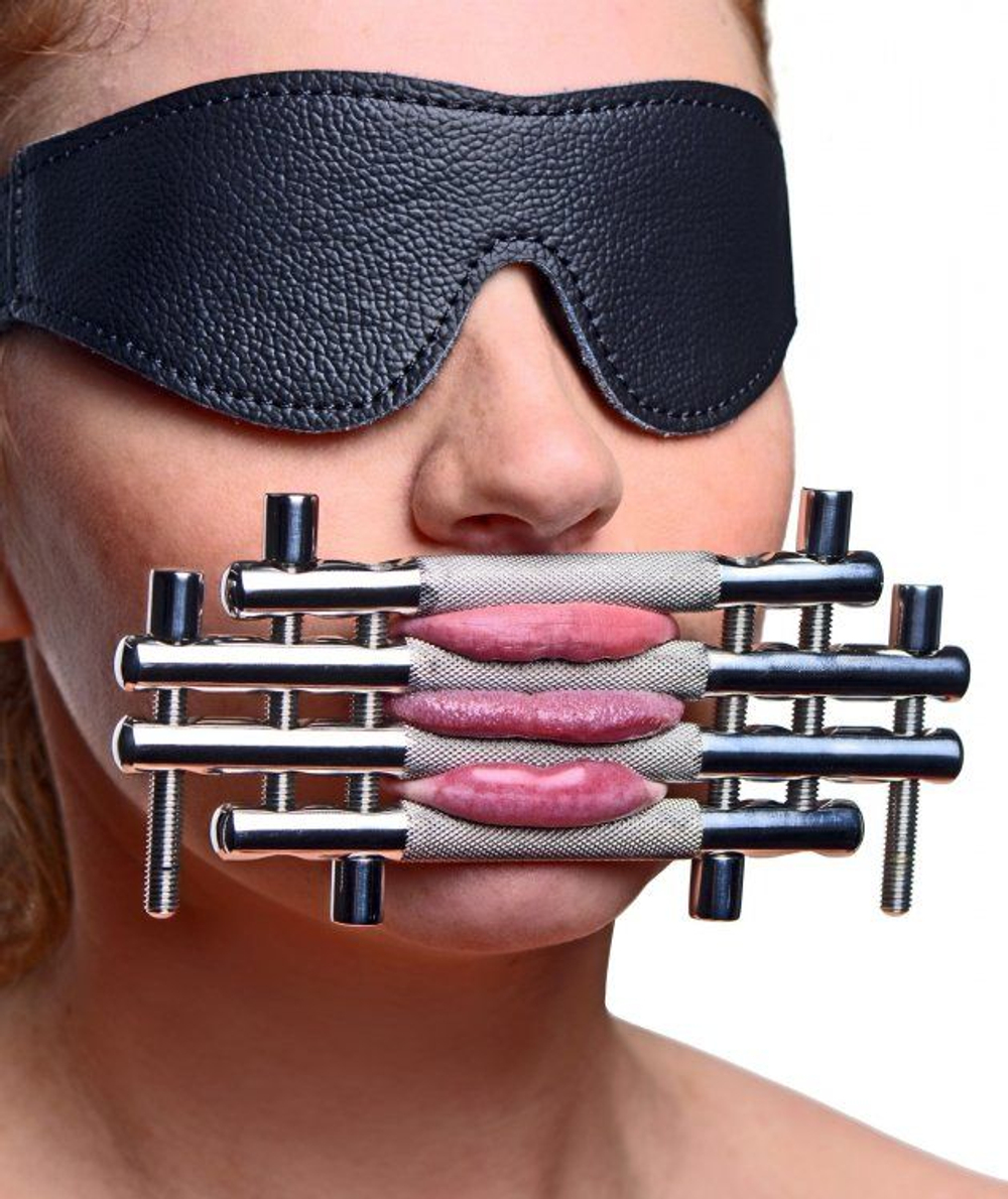 Фиксатор для губ и языка Stainless Steel Lips and Tongue Press (Цвет: серебро)
