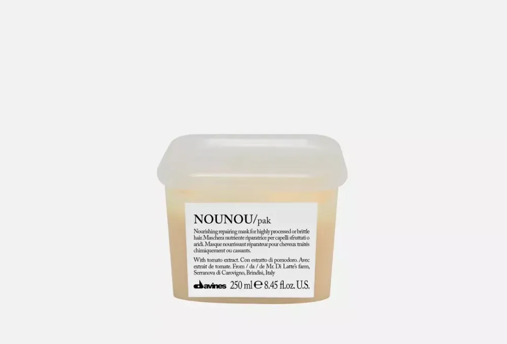 Davines NOUNOU Hair Mask — интенсивная маска для глубокого питания и восстановления волос