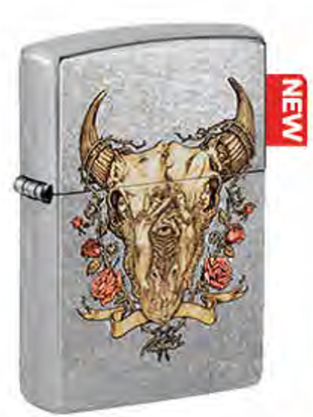Цена наЗажигалка ZIPPO Rick Rietveld с покрытием Street Chrome, латунь/сталь
