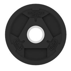 Диск олимпийский BRONZE GYM обрезиненный 2,5 кг