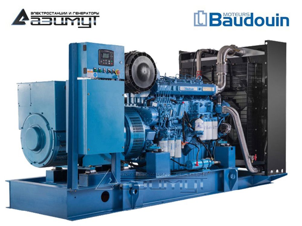 Дизельный генератор Азимут АД-400С-Т400-1РМ9 Baudouin