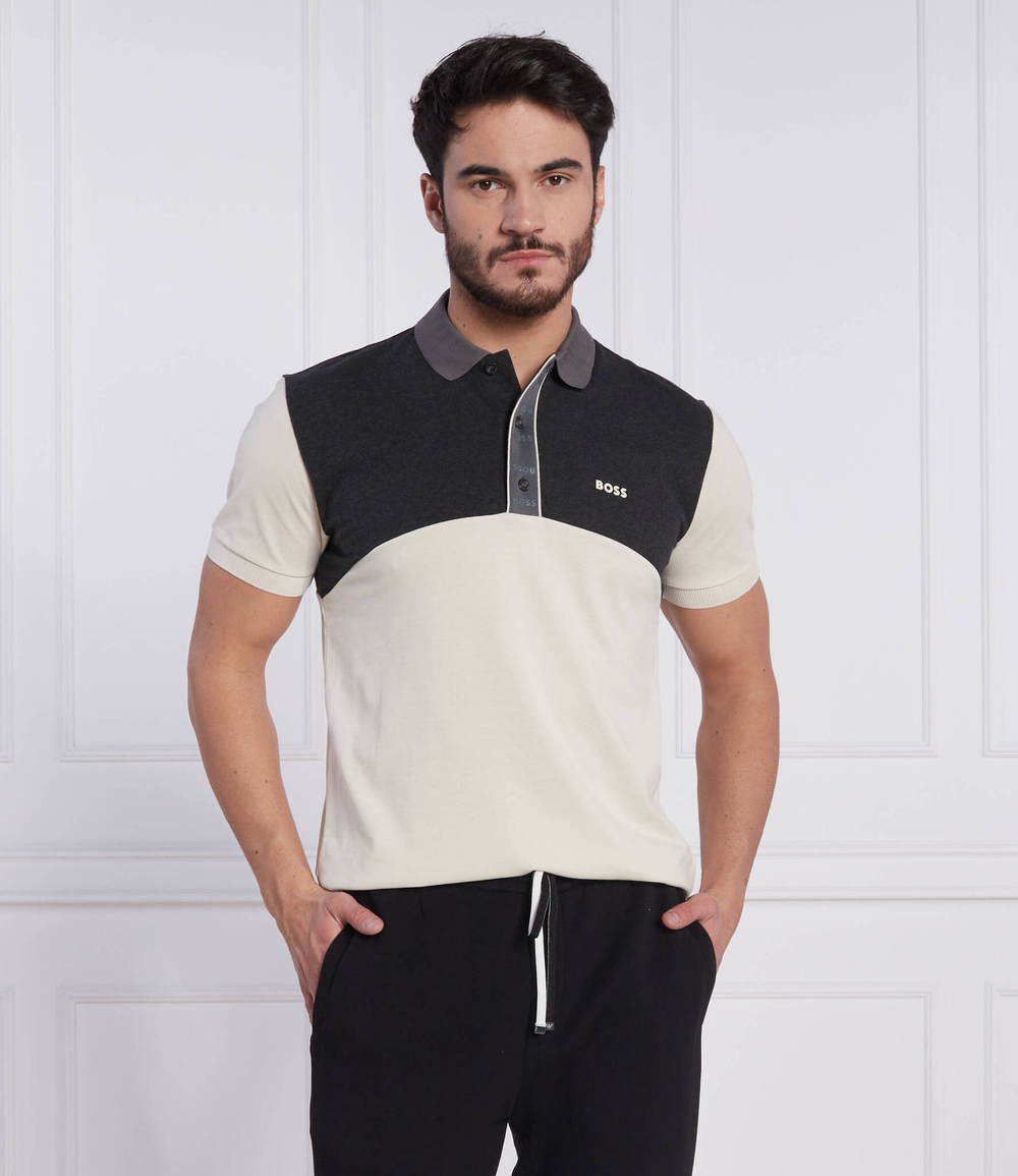 поло paddy 6 BOSS GREEN - серый(50476933)