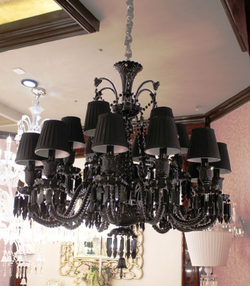 BACCARAT-ZÉNITH-CHANDELIER-20-lights-black