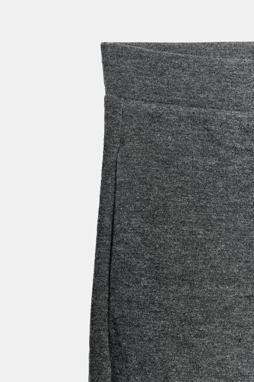 ZARA БРЮКИ ИЗ МЯГКОЙ ТКАНИ, ТЕМНО-СЕРЫЙ