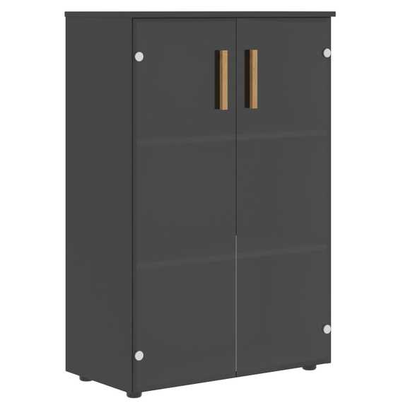 Шкаф со стеклянными дверьми и топом FMC 80.2   802х429х1213 FORTA