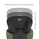 Детское автомоб. кресло "Смарт" груп.2-3 (темный лес), 3-12 лет, 15-36 кг.