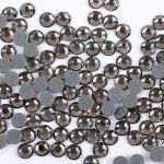 Стразы клеевые акрил 3-3.2 мм, 1х144 шт, SS12 019 св.серый (black diamond), Zlatka RS/144