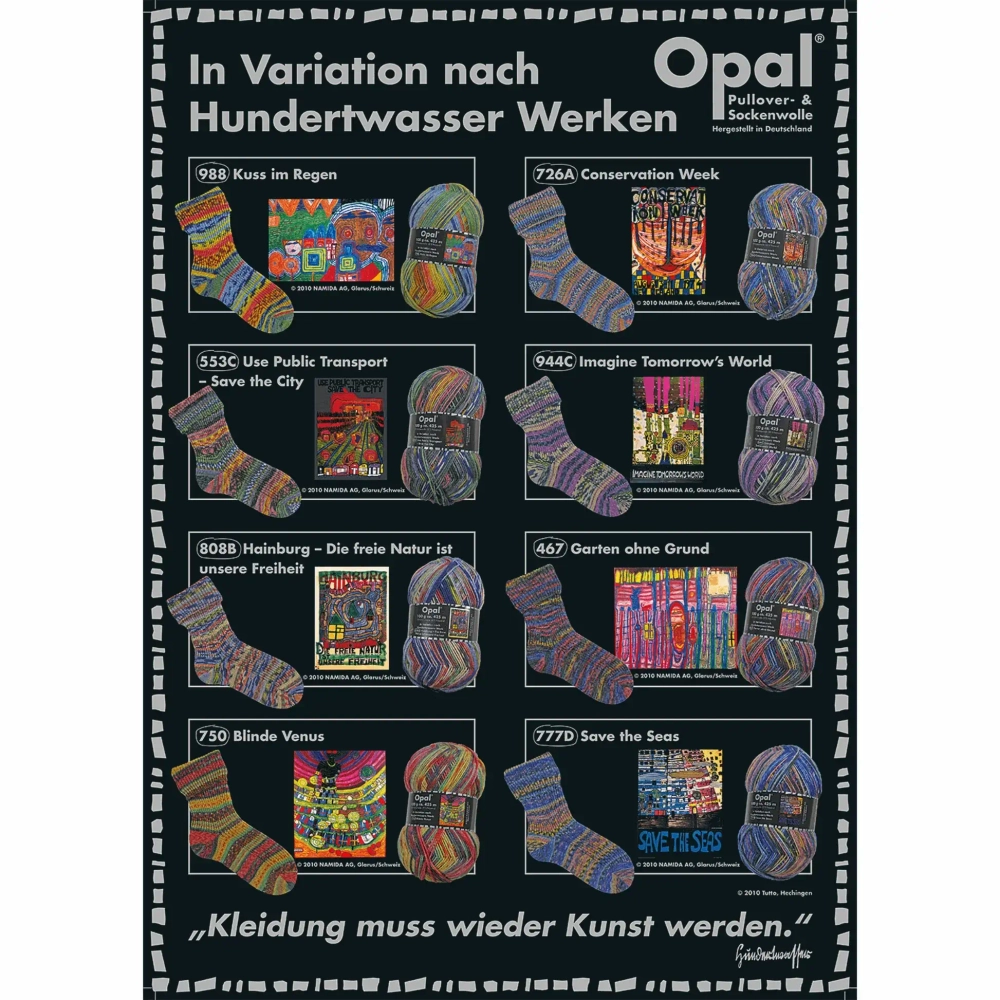Opal Hundertwasser, цвет 3201 неделя охраны природы