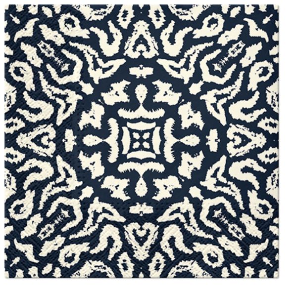 Салфетки 3-слойные для декупажа Sagen Vintage Design Lunch PAW Decor Collection Печать племени