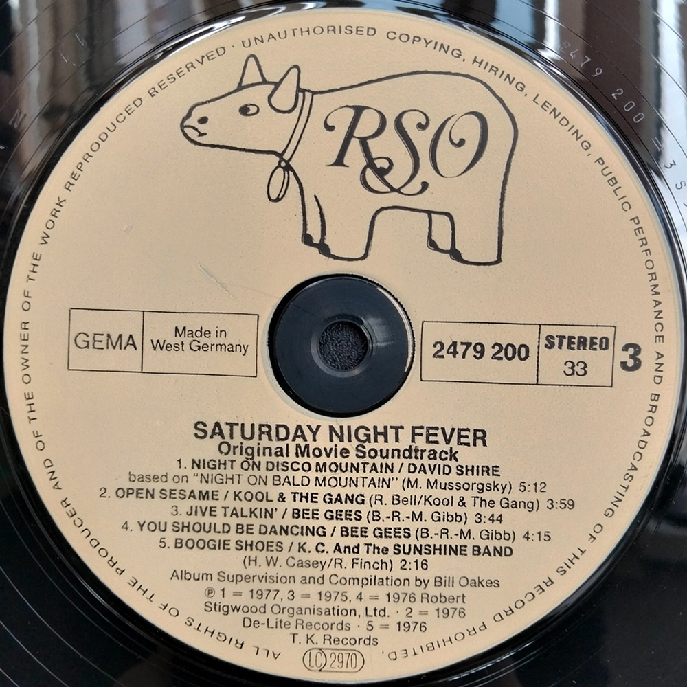 Soundtrack / Bee Gees: Saturday Night Fever (The Original Movie Sound Track) (2LP)